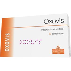 Oxovis - Integratore Alimentare per il Benessere Oculare con Vitamina E, Curcuma e Mirtillo - 30 Compresse
