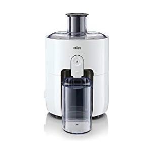 Braun Household, PurEase SJ3100WH - Centrifuga per succhi fatti in casa, 500 Watt, bianco