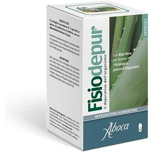 Aboca Fisiodepur - Integratore Depurativo 50 Opercoli con Orthosiphon e Rooibos