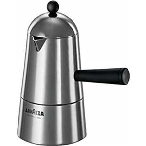 ILSA Caffettiera Espresso Carmencita Classic in Alluminio, 6 Tazze, Capacità 35 cl, Manico e Pomolo Neri