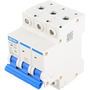 Hilitand Miniature Circuit Breaker 3 Poli 25A 400V Protezione corrente di dispersione differenziale in miniatura DZ47-63 C25