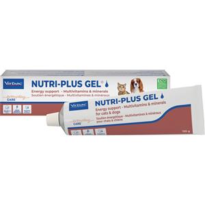 Virbac Nutriplus Gel 120g - Premiscela vitaminica per animali, supporto per giovani e convalescenti