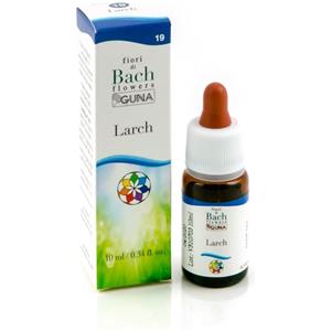 GUNA Fiori di Bach Larch 10ml - Prudenza e Audacia, Prodotto Senza Glutine