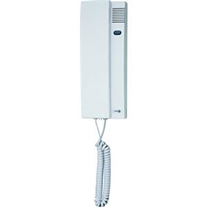 PROXE Miro PROX 620005 Citofono universale 5 fili (4+N), chiamata tradizionale + elettronica, Bianco