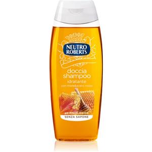 Neutro Roberts Doccia Shampoo Idratante con Miele e Acero Rosso - 250 ml, Formula Dermo-testata, Senza Parabeni e Sapone