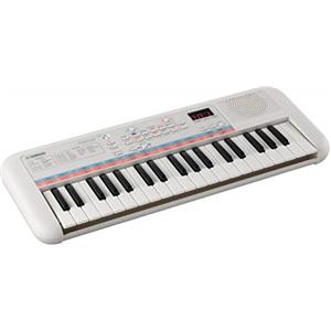 Yamaha Digital Keyboard Remie PSS-E30, Tastiera Digitale per Bambini Portatile e Leggera, Con 37 Mini Tasti e Funzioni di Apprendimento, Compatibile con le Cuffie Yamaha HPH, Bianco