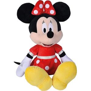 Simba Disney Peluche Minnie Mouse 61 cm - Morbido con Abito Rosso, Adatto da 0 Mesi