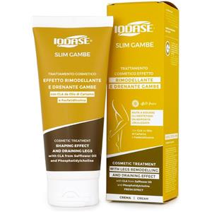 Iodase Slim Gambe Crema 200ml - Trattamento Rimodellante e Drenante per Gambe