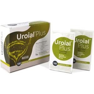 S&R Farmaceutici Uroial PLUS - Integratore Alimentare a base di D-Mannosio, 14 bustine