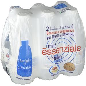 Fonte Essenziale dalle Terme di Boario 6x400 ml Soluzione bevibile