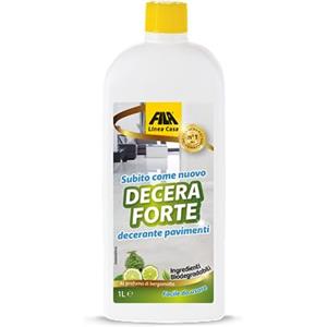 ‎FILA Surface Care Solutions FILA Surface Care Solutions, DECERA FORTE, Detergente Pavimenti Professionale la Rimozione della Cera Pavimenti, Decerante per Marmo, Cotto e Pietra - Efficace anche sulle Cere Metallizzate, 1L