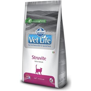 Farmina Vet Life Struvite - Alimento dietetico completo per gatti, 400 g, per la dissoluzione di calcoli a base di struvite