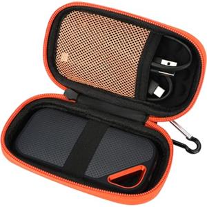 TUNYINSH Custodia rigida per Sandisk Extreme Pro/Sandisk Extreme SSD esterno portatile da 128 GB 500 GB 1 TB 2 TB Borsa da viaggio protettiva