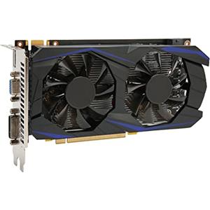 Elprico GTX - Scheda grafica da gioco da 6 GB, scheda video GDDR5 a 192 bit con doppia ventola, interfaccia HDMI VGA DVI per computer desktop e gaming GPU (GTX550Ti 6 GB)