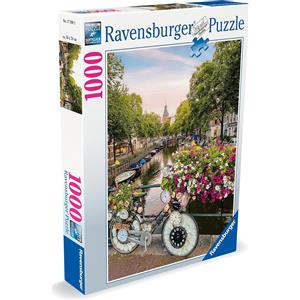 RAVENSBURGER 17596 PUZZLE DA 1000 PZ.BICICLETTE AD AMSTERDAM