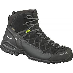 SALEWA Ms Alp Trainer Mid Gore-tex, Scarponi da trekking e da escursionismo Uomo, Black/Black, 42.5 EU