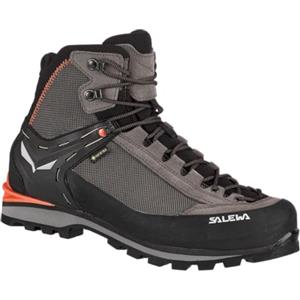 SALEWA Ms Crow Gore-tex, Scarponi da trekking e da escursionismo Uomo, Wallnut/Fluo Orange, 41 EU