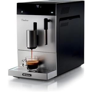 Ariete 1452 Diadema, Macchina da caffè automatica, 1350W, 19 bar di pressione, Per caffè, americano e acqua calda, Dispositivo Cappuccino, Display LED, Erogatore Regolabile, Silver