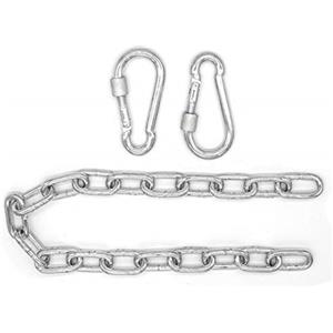 AMANKA 50cm Catena per Sedia Appesa Fino a 230kg - 2 Moschettoni - Sospensione Altalena Amaca