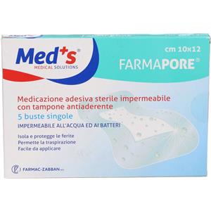 meds Med's Medicazione Adesiva Sterile Trasparente Impermeabile 10 m x 12 cm 5 Pezzi