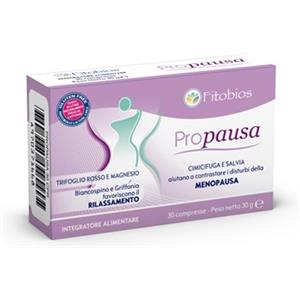 Fitobios Propausa - Integratore Alimentare per la Menopausa con Cimicifuga e Salvia - 30 Compresse