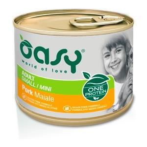 Oasy cane adult mini maiale umido 200 gr