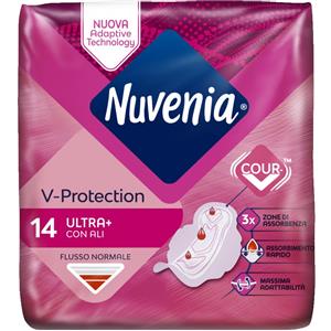 Nuvenia V-protection - Ultra Assorbenti con Ali Flusso Normale, 14 assorbenti