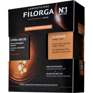 Filorga Cofanetto Hydra-AOX[5] 30ml UV-Bronze SPF50 40ml - Siero Antiossidante e Protezione Solare Viso