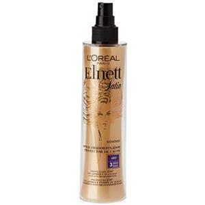 L'Oréal Paris Lacca, Elnett Satin Spray Fijador Protector de Calor Liso, 170 ml