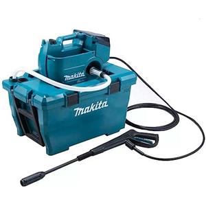 Makita Akku-Hochdruckreiniger 2x18V | ohne Akku | ohne L adegerät | Wasser- und Transportbox | DHW080ZK