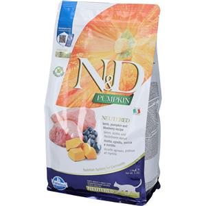 Russo Mangimi Farmina N&D Pumpkin Cat Agnello E Mirtillo Ad Neutered 1500 g Mangime