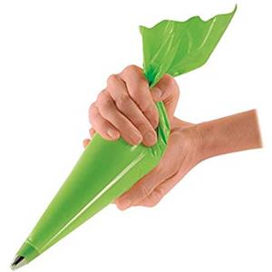 MAQA Sac a poche rotolo usa e getta verde antiscivolo Misura 55 cm 100 pz per decorazioni torte e farcitura dolci