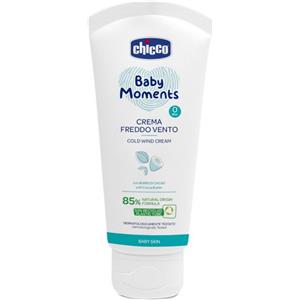 Chicco Crema Freddo Vento Baby Moments 50 ml - Con Burro di Cacao e Vitamina E, Idrata e Protegge la Pelle Sensibile del Bambino
