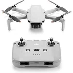 DJI Mini 2 SE, mini drone con fotocamera leggero e pieghevole, video in 2.7K, modalità intelligenti, trasmissione video fino a 10 km, 31 min di volo, meno di 249 g, pratico e intutivo per fotografia