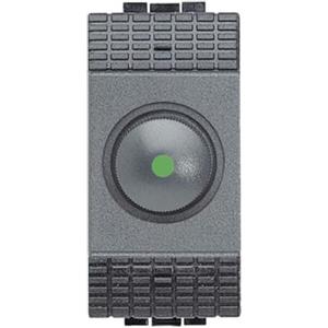 Bticino Dimmer variatore a manopola resistivo L4402N Living Light Antracite