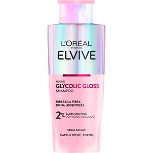 L'Oréal Paris Elvive Glycolic Gloss Shampoo 200ml - Ripara e Illumina Capelli Spenti con Acido Glicolico