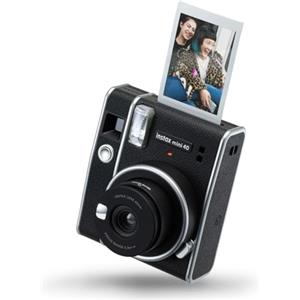 instax Fujifilm instax mini 40 Fotocamera istantanea per foto formato mini, carta di credito, Modalità selfie incorporata, Esposizione automatica, Dimensioni stampa 54 x 86 mm