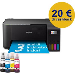 Epson EcoTank ET-2860 stampante multifunzione A4 Wi-Fi con serbatoi di inchiostro - C11CJ67428