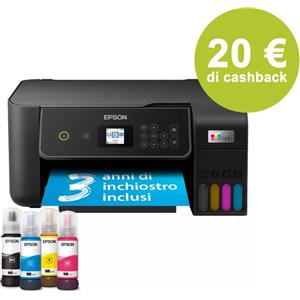 Epson EcoTank ET-2870 stampante multifunzione A4 Wi-Fi con serbatoi di inchiostro - C11CJ66421