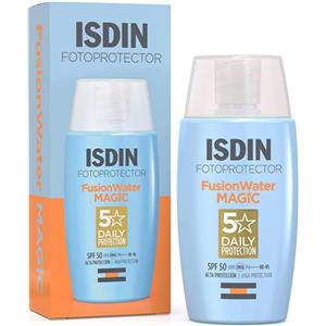 ISDIN Fotoprotector Fusion Water SPF 50 - Protezione Solare Ultraleggera 50 ml con Idratazione Intensa