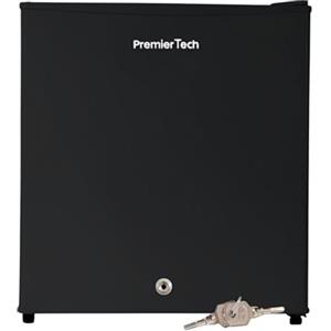 PremierTech PT-F47BK Mini Frigo 45 Litri con Chiave Nero Frigorifero da Camera Hotel Ufficio Casa Classe Energetica E Libera Installazione Compatto Sottotavolo per Stanza Studio Reception