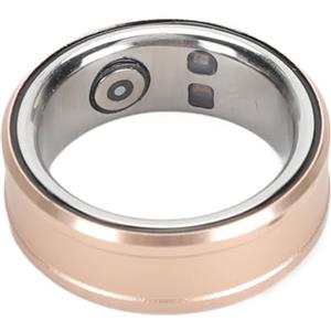 Cosiki NFC Smart Ring, Monitoraggio della Temperatura IP68 Impermeabile Analisi del Sonno Tracker Sanitario Smart Ring 5.1 Contapassi per Regali di Compleanno (Stati Uniti 11 64,6 mm)