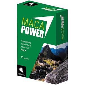 Abbe'Roland Maca Power - Integratore Alimentare Tonico-Stimolante con Maca, 45 Capsule