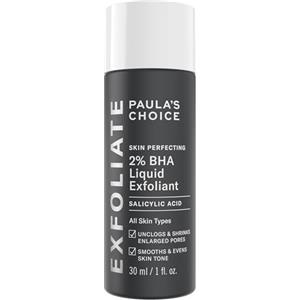 Paula's Choice Skin Perfecting Esfoliante Viso Liquido 2% BHA - Peeling Combatte i Brufoli, i Pori Dilatati e i Punti Neri - con Acido Salicilico - Pelli Miste o Grasse - Formato da Viaggio 30 ml