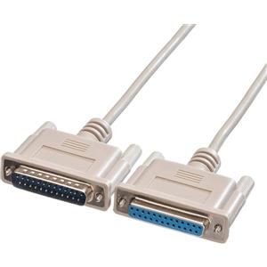 Manhattan Cavo Seriali/Paralleli M/F D-Sub 25p. 1,80 m con connettori Maschio e Femmina