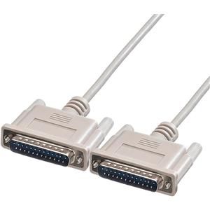 Manhattan Cavo Seriali/Paralleli D-Sub 25p Maschio 3 m - Cavo Prol. M/M