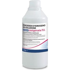 NOVA ARGENTIA Acqua Ossigenata 10 Volumi Soluzione Disinfettante Cutanea Flacone Da 200 G