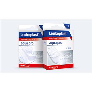Leukoplast Aquapro Cerotti Impermeabili 63x38 mm - 10 Pezzi, Trasparenti e Traspiranti