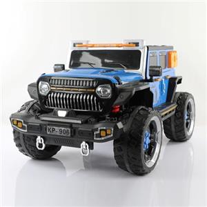 FP-TECH AUTO ELETTRICA PER BAMBINI MACCHINA SUV JEEP 2 POSTI 4WD 12V CON TELECOMANDO USB MP3 (Blu)