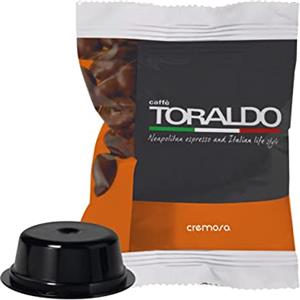 CAFFÈ TORALDO | Compatibile A Modo Mio* | CAPSULE | Caffè Selezionato, Tostato e Torrefatto in Italia | Eccellenza del Caffè Napoletano (Miscela Cremosa, 100 Unità)